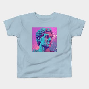 Abstract Vaporwave Statue Kids T-Shirt